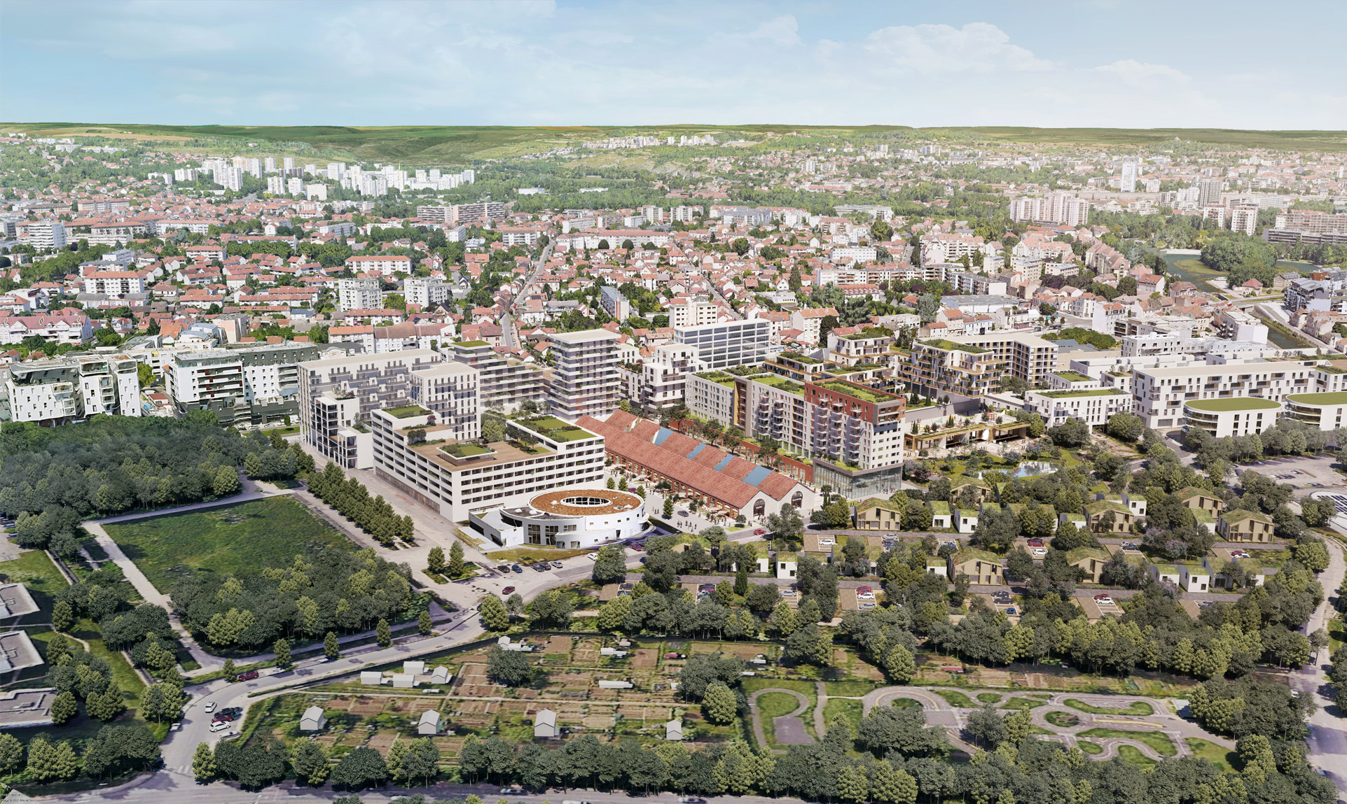 perspective projet Quai 21